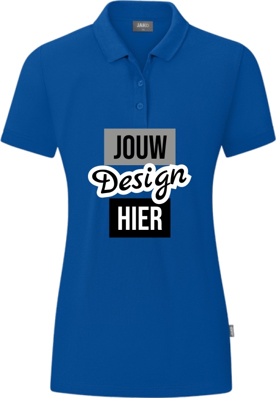 JAKO Poloshirt Organic Women personaliseren