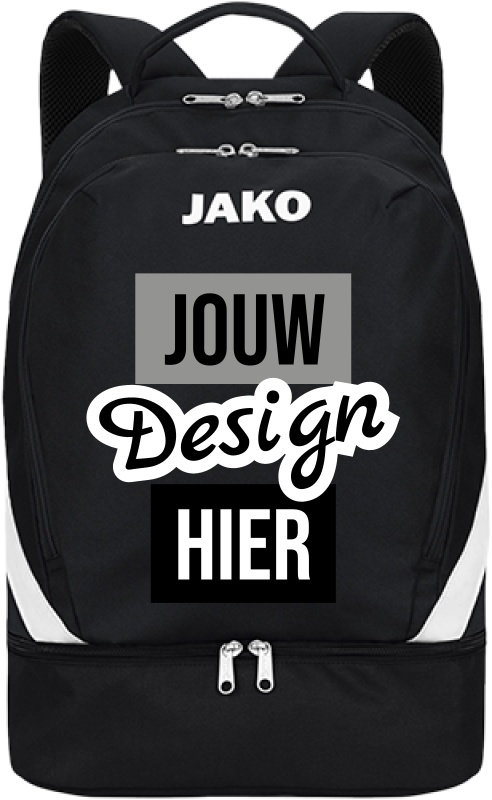 JAKO Sport rugzak met bodemvak personaliseren