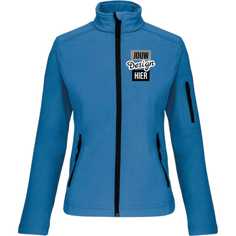 Kariban Dames 3-laagse softshell jas