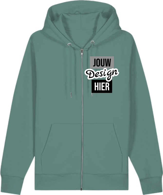 Stanley/Stella Cultivator 2.0 Unisex Hoodie met Rits personaliseren