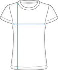 Womens Regular Tee Maattabel