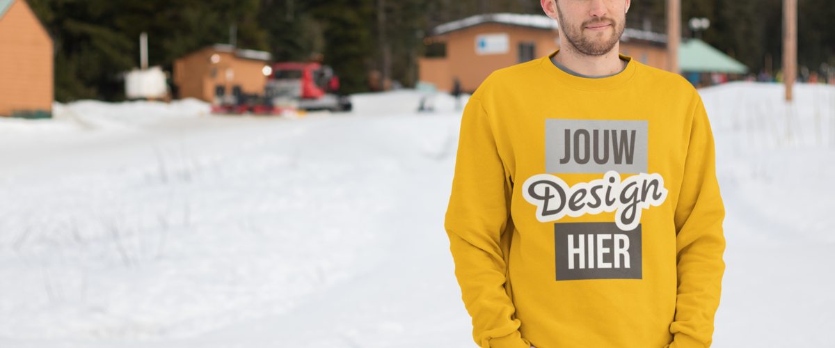 après ski hoodie bedrukken