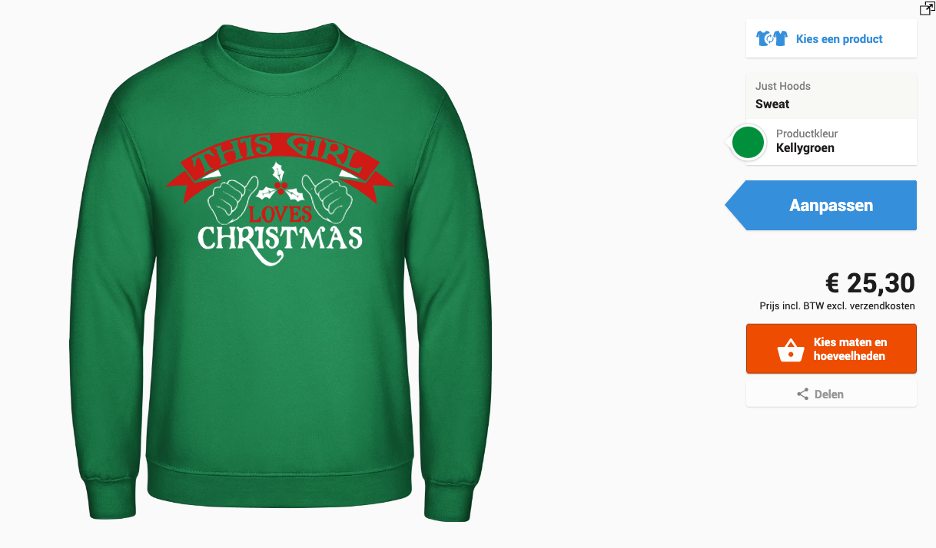 Kerstcadeau ouders kersttrui