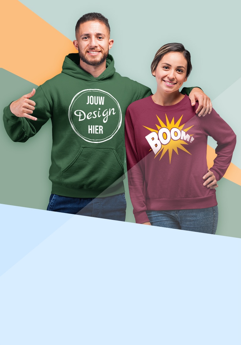 Werkwijze Annoteren je bent Hoodie bedrukken en ontwerpen bij Omnishirt